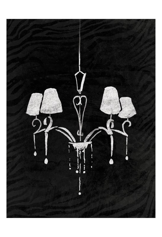 Onrei, CHANDELIER BLACK II (VINTAGE/RETRO)