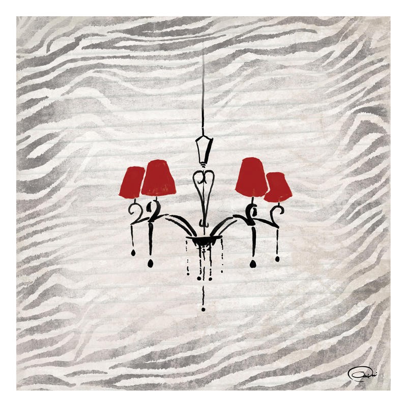 Onrei, CHANDELIER ZEBRA II (VINTAGE/RETRO)