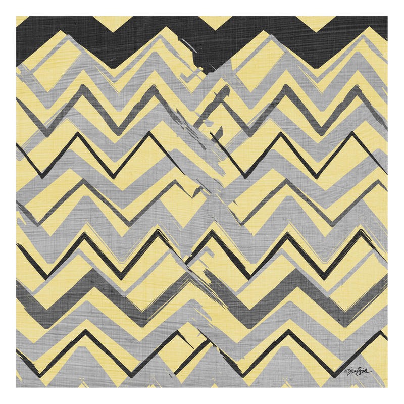 Diane Stimson, CHEVRON ON YELLOW I (MUSTER)