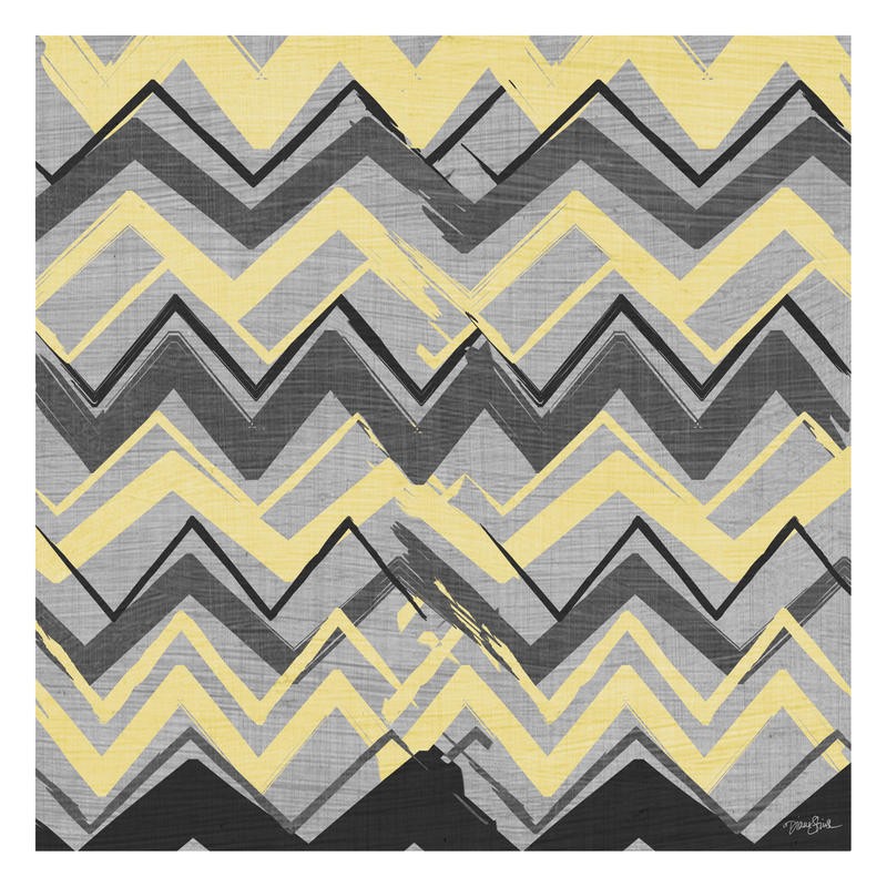 Diane Stimson, CHEVRON ON YELLOW II (MUSTER)