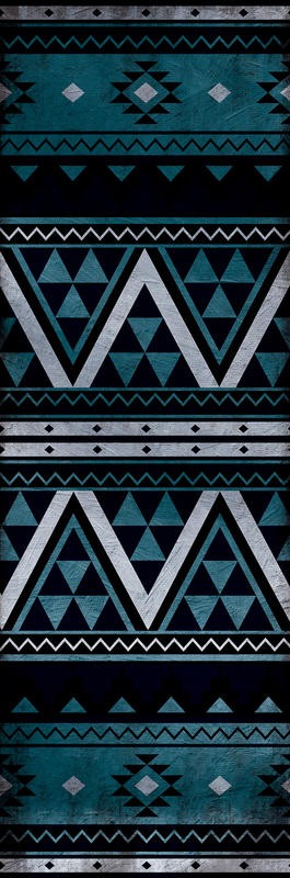 Jace Grey, AZTEC TRIO BLUE III (MUSTER)