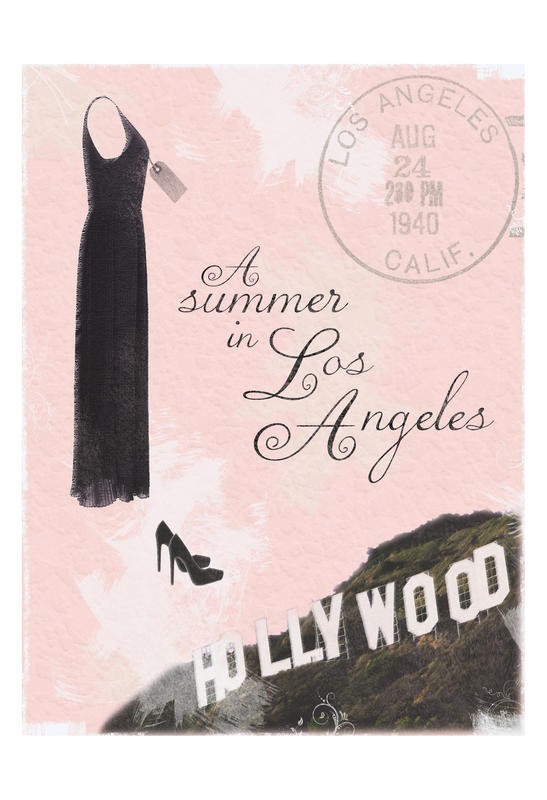Lauren Gibbons, INSPIRATION II (Hollywood, Schrfitzug, Los Angeles, Mode, Kleid, Schuhe, shopping, Nostalgie, Städte, Grafik, Wunschgröße, Treppenhaus, Wohnzimmer,)