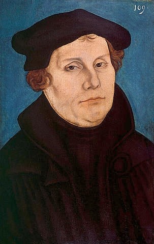 LUCAS CRANACH Der Ältere, Martin Luther. 1528 (siehe auch Bildnummer 35268) (Martin Luther, Religion, Reformation, Protestantismus, Portrait, Professor, Persönlichkeiten, Klassiker, Renaissance, Wunschgröße, Wohnzimmer)