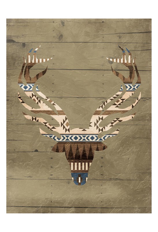 Jace Grey, DEER PATTERN II (TIERE)