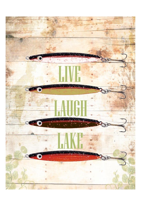 Sheldon Lewis, FAMILY FISH II (Fisch, Angelhaken, Angelsport, maritim, Grafik, Wunschgröße, Badezimmer, Treppenhaus, bunt)