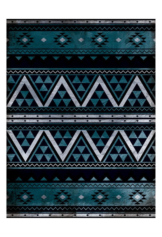 Jace Grey, AZTEC TRIO BLUE I (MUSTER)