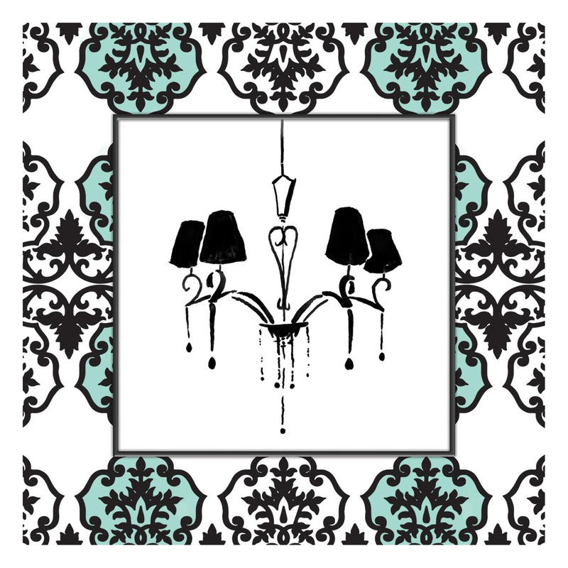 Onrei, CHANDELIER PATTERN II (VINTAGE/RETRO)