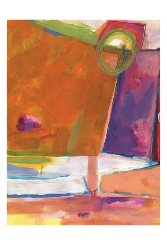 Smith Haynes, DREAMING II (Abstrakt, Malerei, Farbflächen, Farbfelder,, geometrische Formern, modern, Wunschgröße, Wohnzimmer, Treppenhaus, Büro, Business, bunt)