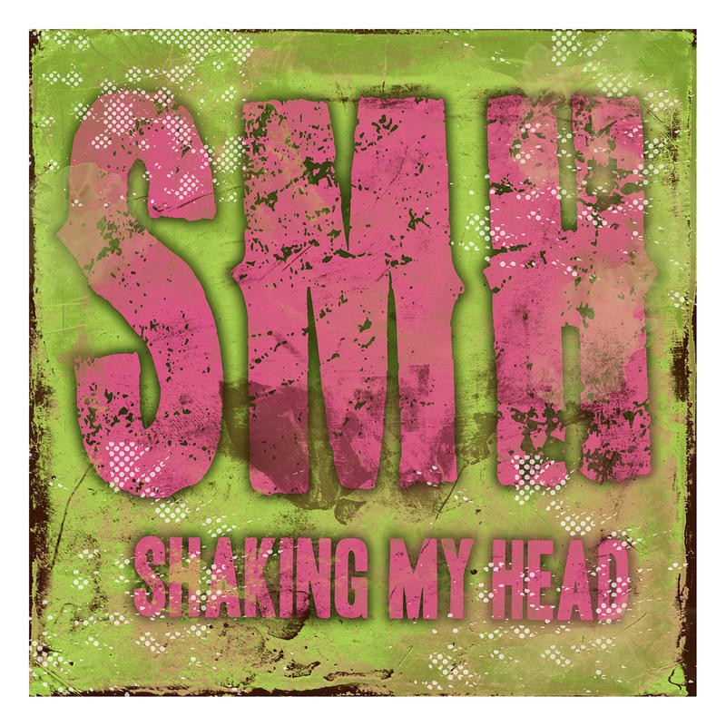 Jr. Enrique Rodriquez, SHORTCUT I (AMH, shaking my head, Jung & wild, Abkürzung, Typografie, Buchstaben, Wunschgröße, Grafik, Jugendzimmer, Wohnzimmer, Wunschgröße, grün/pink)