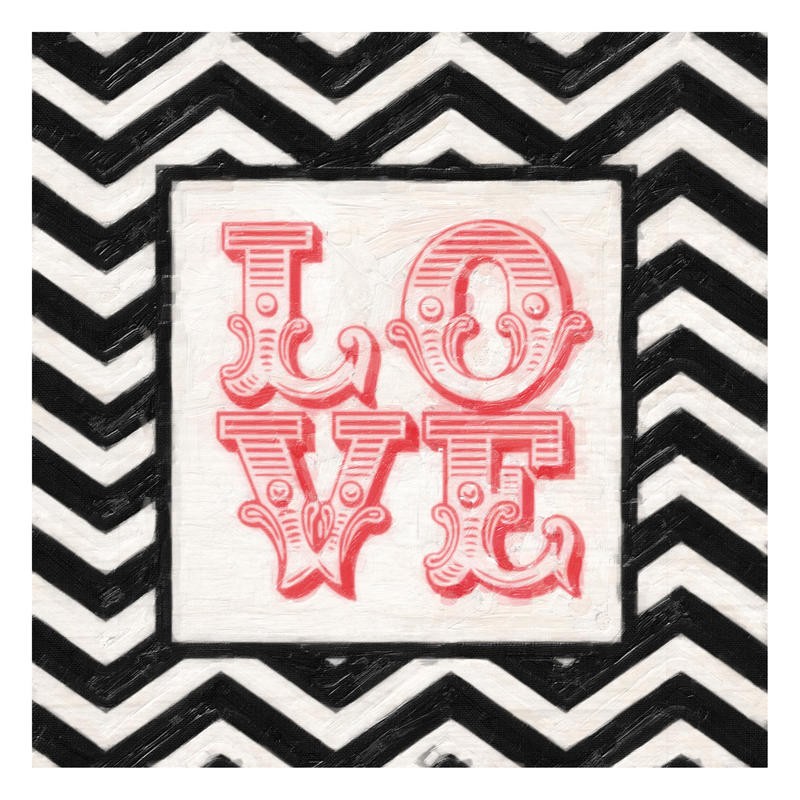 Taylor Greene, LOVE IN RED (Motivation, Inspiration, Wort, Liebe, Buchstaben, Typografie, Wunschgröße, Jugendzimmer)
