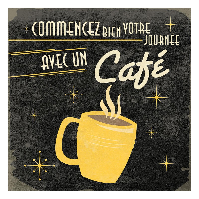 Jace Grey, HAVE A COFFEE YELLOW (KÜCHE)
