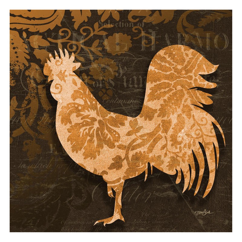 Diane Stimson, ROOSTER DAMASK II (VÖGEL)