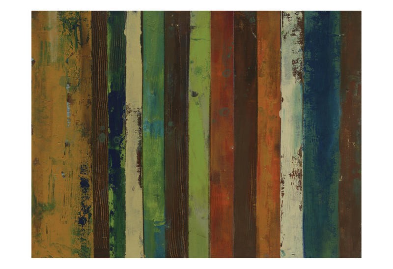 Smith Haynes, STRIPES WITH BROWN III (ABSTRAKT)