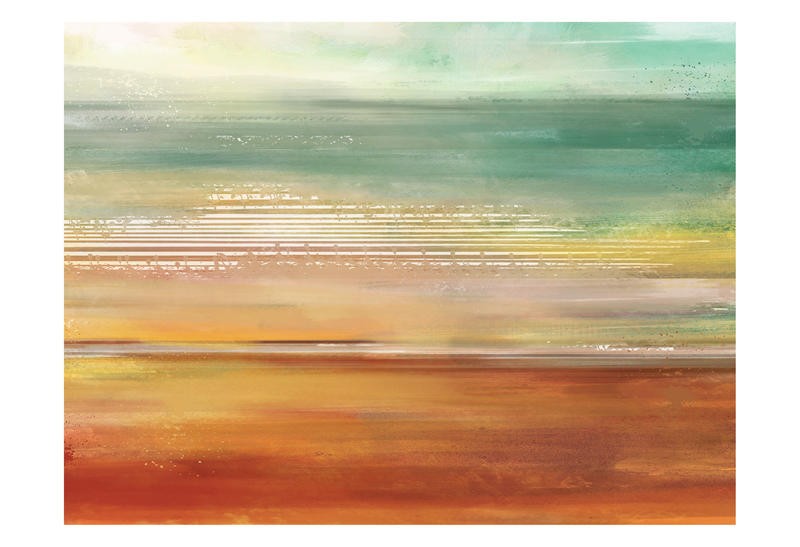 Cynthia Alvarez, SOFT HUES II (Abstrakte Kunst, abstrakte Malerei, Farbfelder, abstrakte Landschaft, moderne Malerei, Büro, Business,  Wohnzimmer, Treppenhaus, Wunschgröße, bunt)
