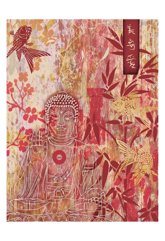 Carole Stevens, BUDDHA BLOSSOMS II (BUDDHA)