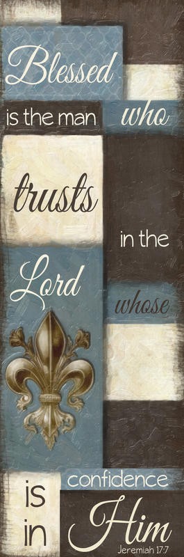 Taylor Greene, THE LORD I (Tafel, geometrische Flächen, Schrift, Glaube, Vertrauen, Zuversicht, Gott, Religion,  Inspiration, Lilie, Wunschgröße, Treppenhaus)