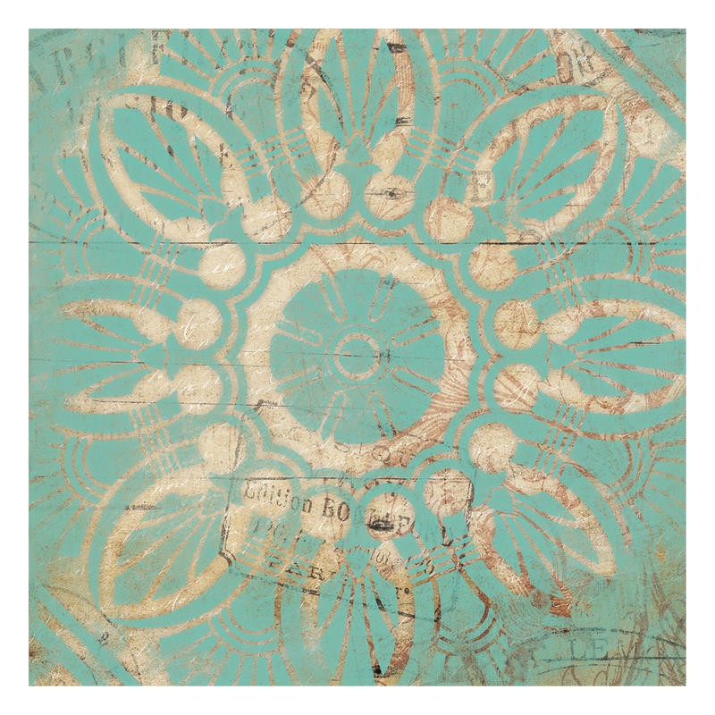 Jace Grey, PATTERN IN TURQUOISE II (MUSTER)