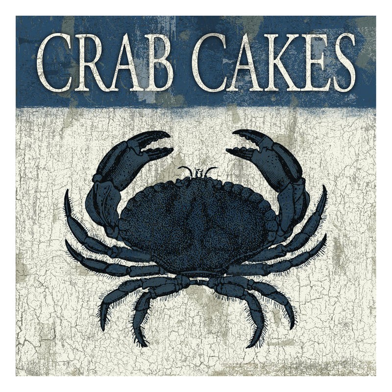 Jace Grey, CRAB CAKES II (MARITIM, Krabbe, Krebs, Grafik, Wunschgröße, Grafik, Wohnzimmer, Treppenhaus, Badezimmer)