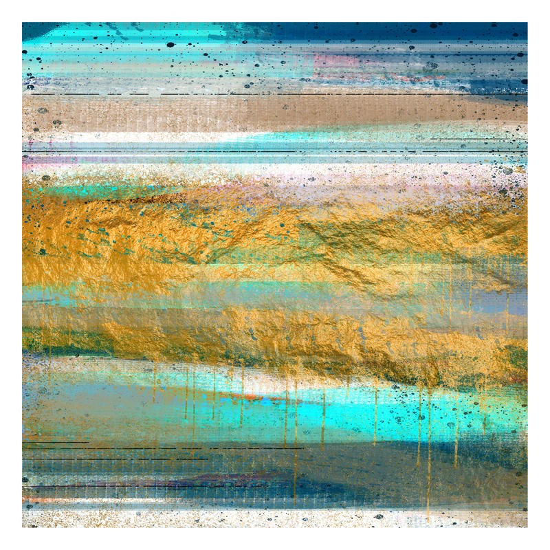 Cynthia Alvarez, RECOVERED I (Abstrakte Kunst, abstrakte Malerei, Farbfelder, abstrakte Landschaft, moderne Malerei, Büro, Business,  Wohnzimmer, Treppenhaus, Wunschgröße, bunt)