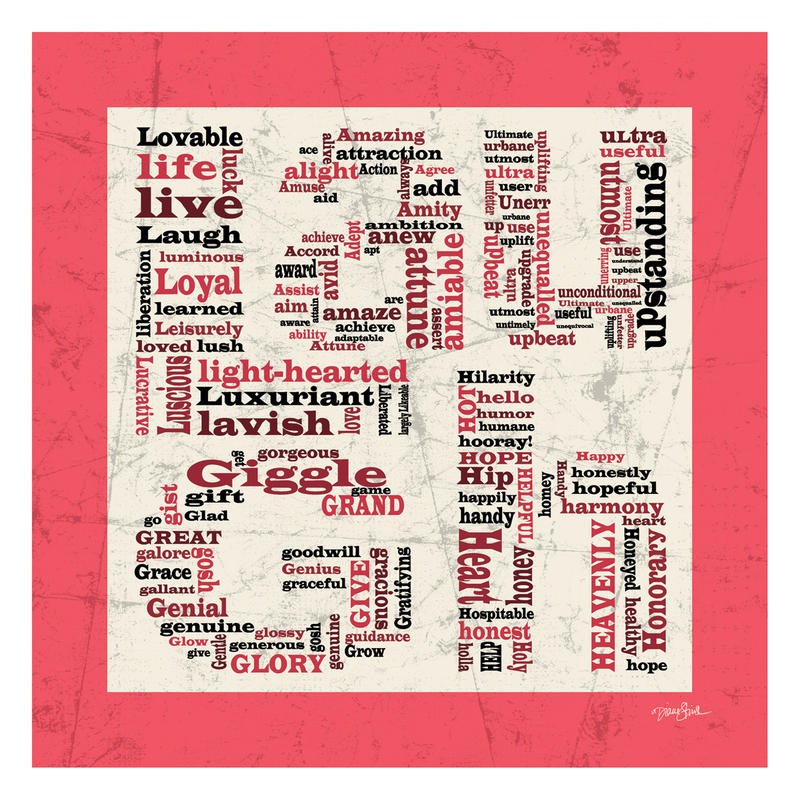 Diane Stimson, LAUGH I (TYPOGRAFIE)