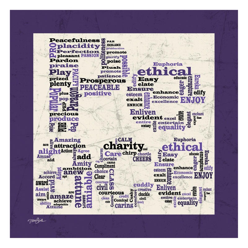 Diane Stimson, PEACE I (TYPOGRAFIE)