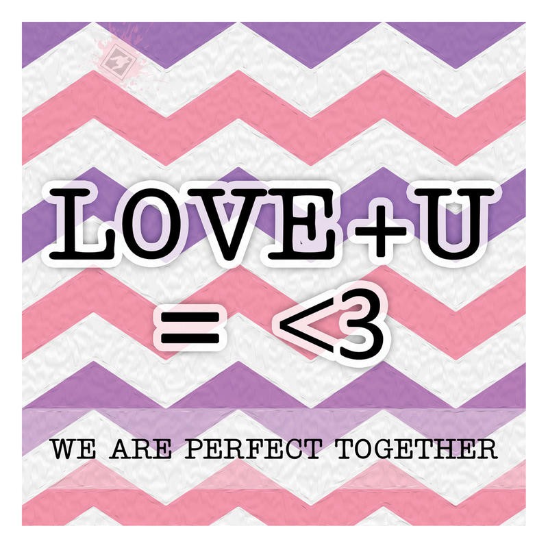Tony Pazan, LOVE + U II (Liebe, Typografie, Inspiration, Motivation, Zackenmuster, Wunschgröße, Jugendzimmer, Treppenhaus, Grafik, bunt)