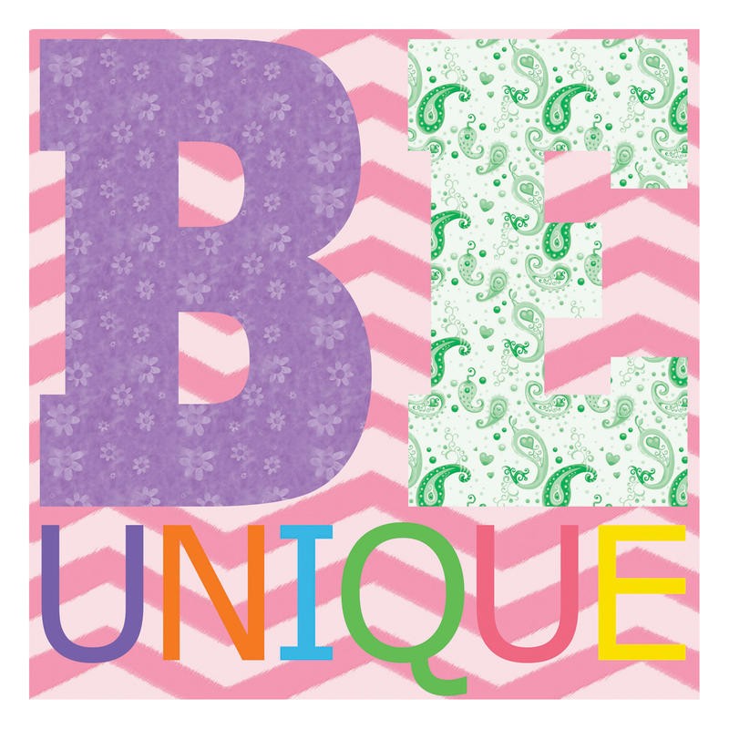Lauren Gibbons, BE UNIQUE (TYPOGRAFIE)