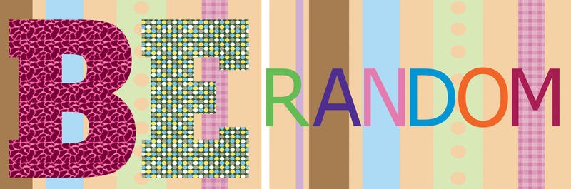 Lauren Gibbons, BE RANDOM PANEL (Inspiration, Motivation, Spontan, Jung und Wild, Typografie, Treppenhaus, Jugendzimmer, Grafik, Wunschgröße, bunt)