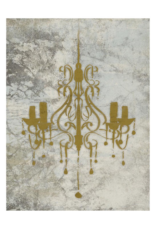 Onrei, CHANDELIER GOLD I (VINTAGE/RETRO)
