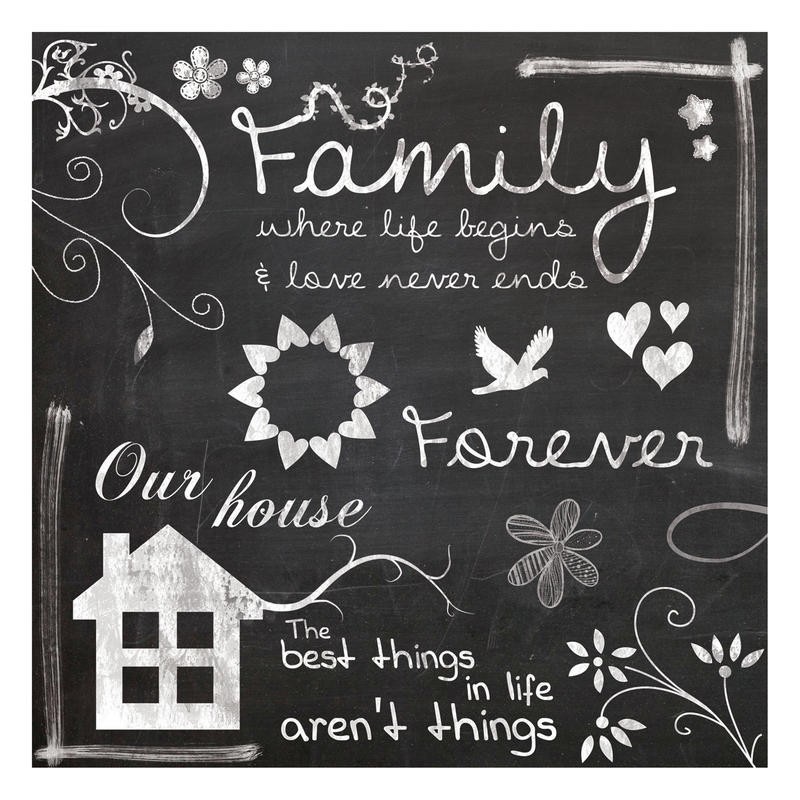 Lauren Gibbons, FAMILY HOME I (TYPOGRAFIE)