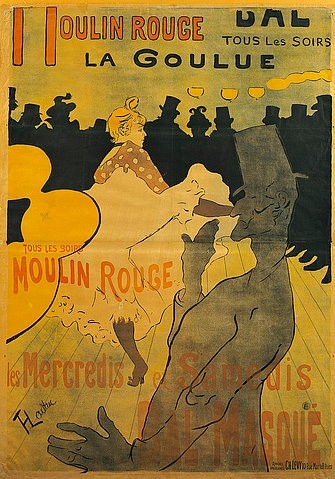 Henri de Toulouse-Lautrec, Moulin-Rouge, La Goulue. 1891 (Toulouse-Lautrec,Henri de,1864-1901,Christie's Images Ltd,Farblithographie,? Christies Images 2004,Henri Toulouse-Lautrec,Louise Weber,Can-Can)