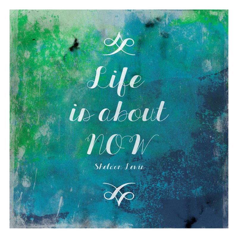 Jace Grey, GREEN AND BLUE I (TYPOGRAFIE)