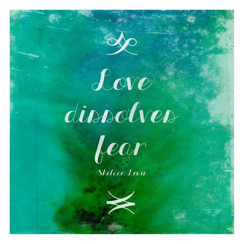 Jace Grey, GREEN AND BLUE II (TYPOGRAFIE)