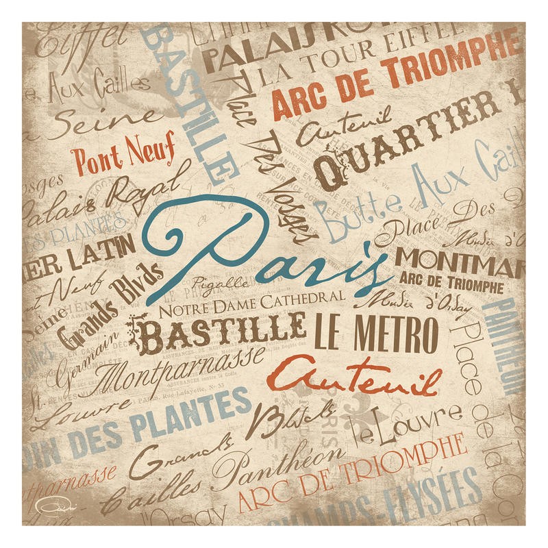 Onrei, PARIS PARIS (TYPOGRAFIE)