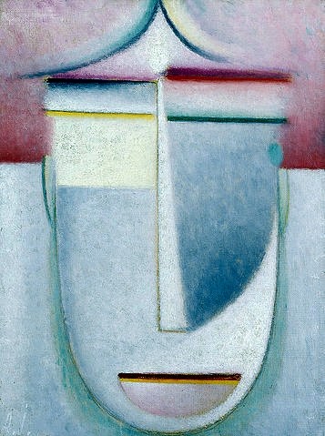 Alexej von Jawlensky, Abstraker Kopf: Komposition Nr. 2 'Winter'. Um 1924 (Gesicht, Kopf, abstrahiert, geometrisch, Klassische Moderne, Blauer Reiter, Treppenhaus, Wohnzimmer, Klassische Moderne, Wunschgröße, bunt)