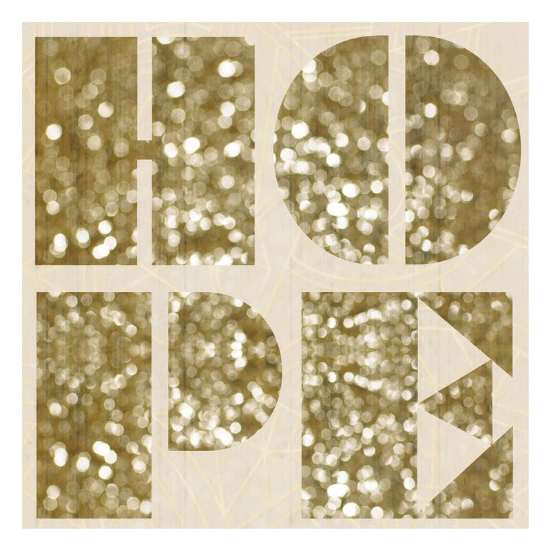 Lauren Gibbons, GOLD HOPE (TYPOGRAFIE)