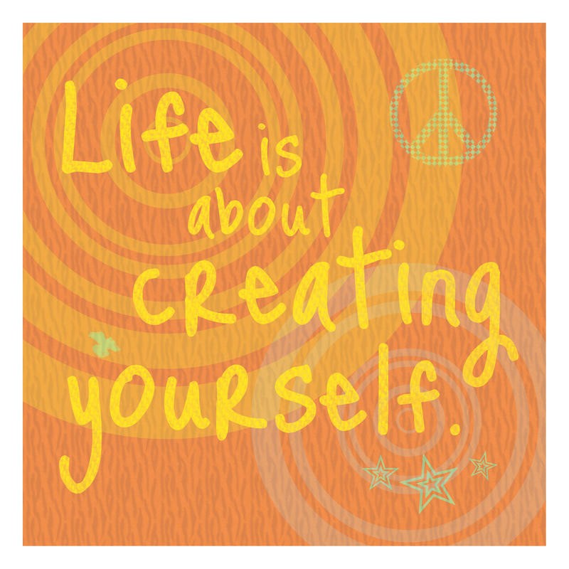 Lauren Gibbons, YELLOW ORANGE II (TYPOGRAFIE)