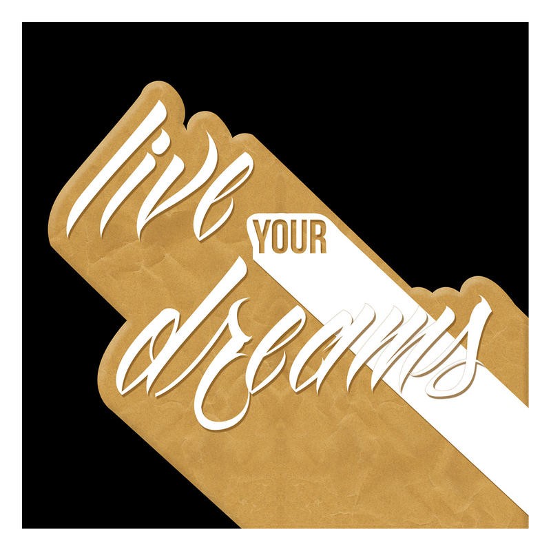 Onrei, LIVE YOUR DREAMS GOLD (INSPIRATION)