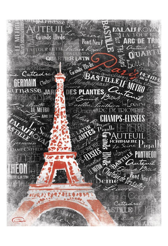 Onrei, EIFFEL TOWER IN ORANGE (PARIS)