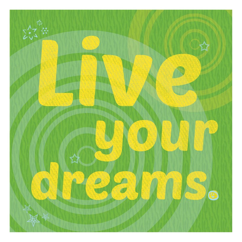 Lauren Gibbons, BLUE AND GREEN II (TYPOGRAFIE)