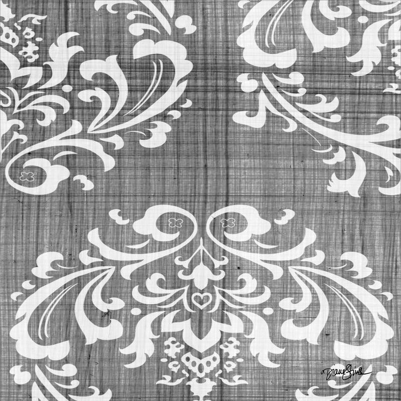 Diane Stimson, CHARCOAL DAMASK GRAY II (MUSTER)