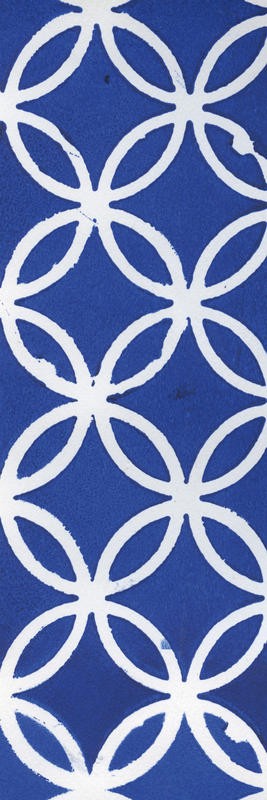 Smith Haynes, BLUE CHAINED CIRCLES II (MUSTER)