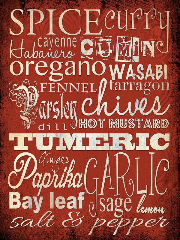 Victoria Brown, COOKING WITH LOVE II (Schild, Küchenschild, Kochen, Nostalgie, Grafik, Küche, Esszimmer, Bistro, Gastronomie, Typografien, Wunschgröße, rot/weiß)