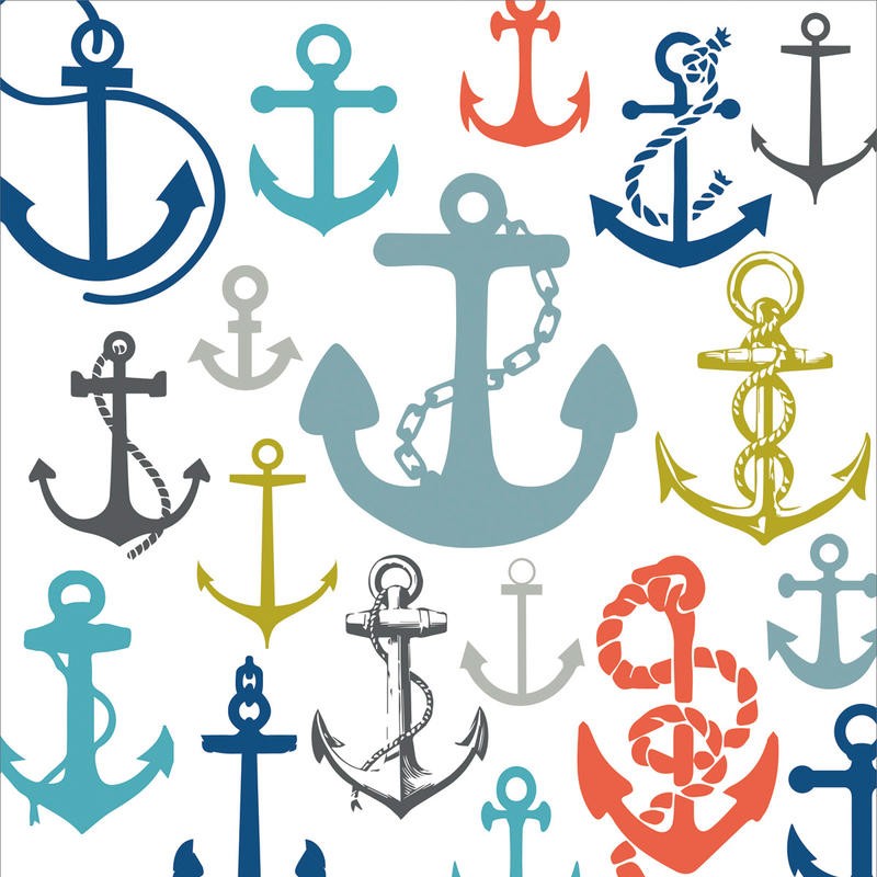 Melody Hogan, COLORFUL ANCHORS (MARITIM)