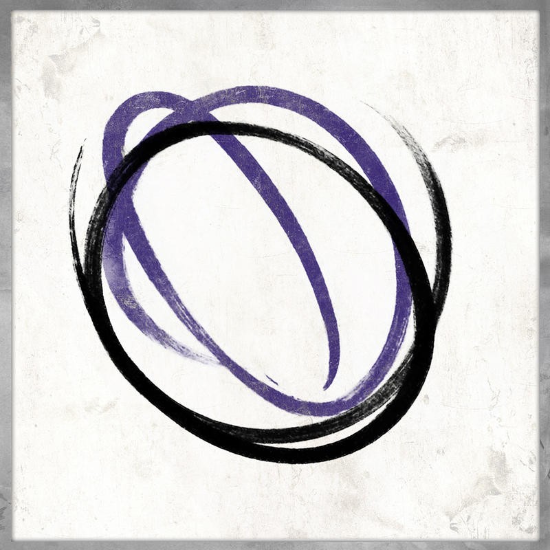 Jace Grey, ABSTRACT CIRCLE PURPLE I (ABSTRAKT)