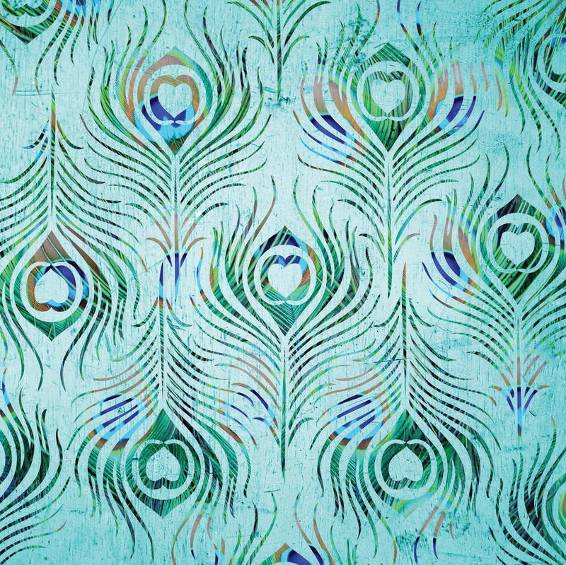 Diane Stimson, DUO PEACOCK PATTERN II (VÖGEL)