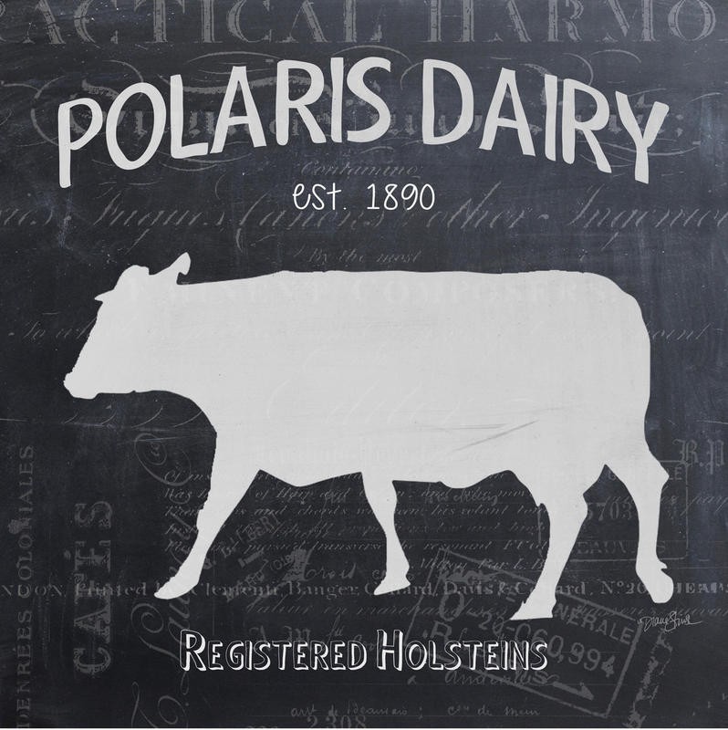 Diane Stimson, CHALKBOARD COW (KÜCHE)