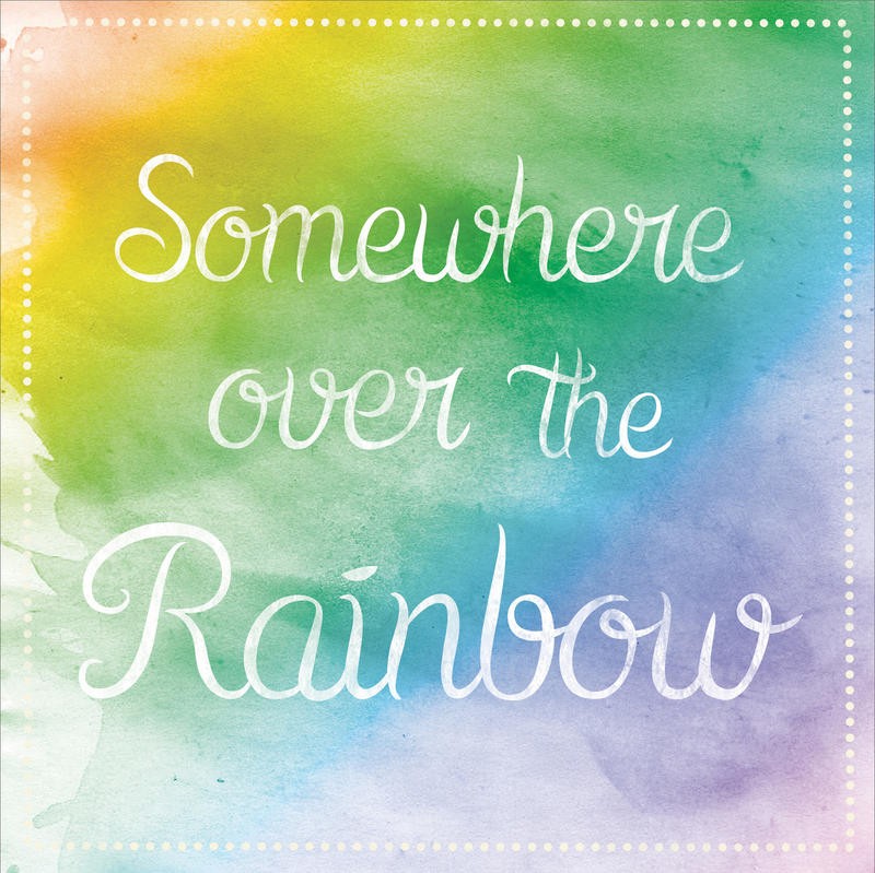 Lauren Gibbons, OVER THE RAINBOW (TYPOGRAFIE)