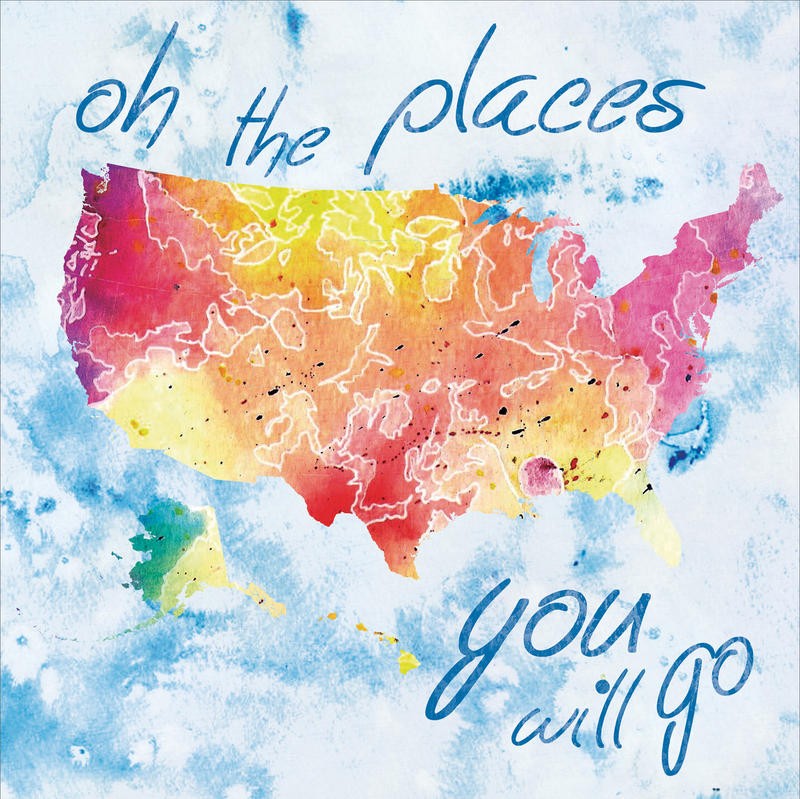 Lauren Gibbons, PLACES TO GO I (TYPOGRAFIE)