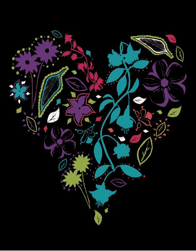 Jace Grey, FLORAL HEART II (VALENTINE)
